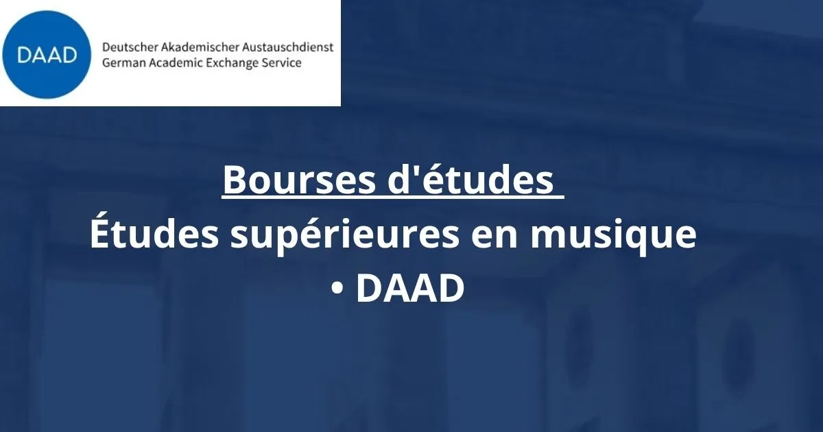 Bourses d'études - Études postuniversitaires dans le domaine de la musique