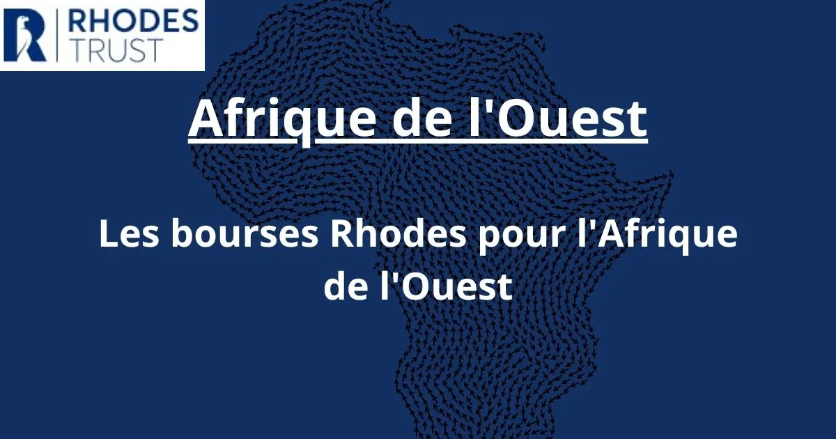 Bourse Rhodes pour l'Afrique de l'Ouest 2027